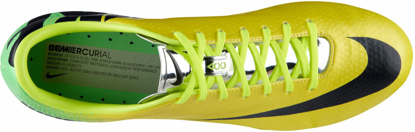 Nike Mercurial Vapor 12 Elite AG PRO Cleats Grey Yellow